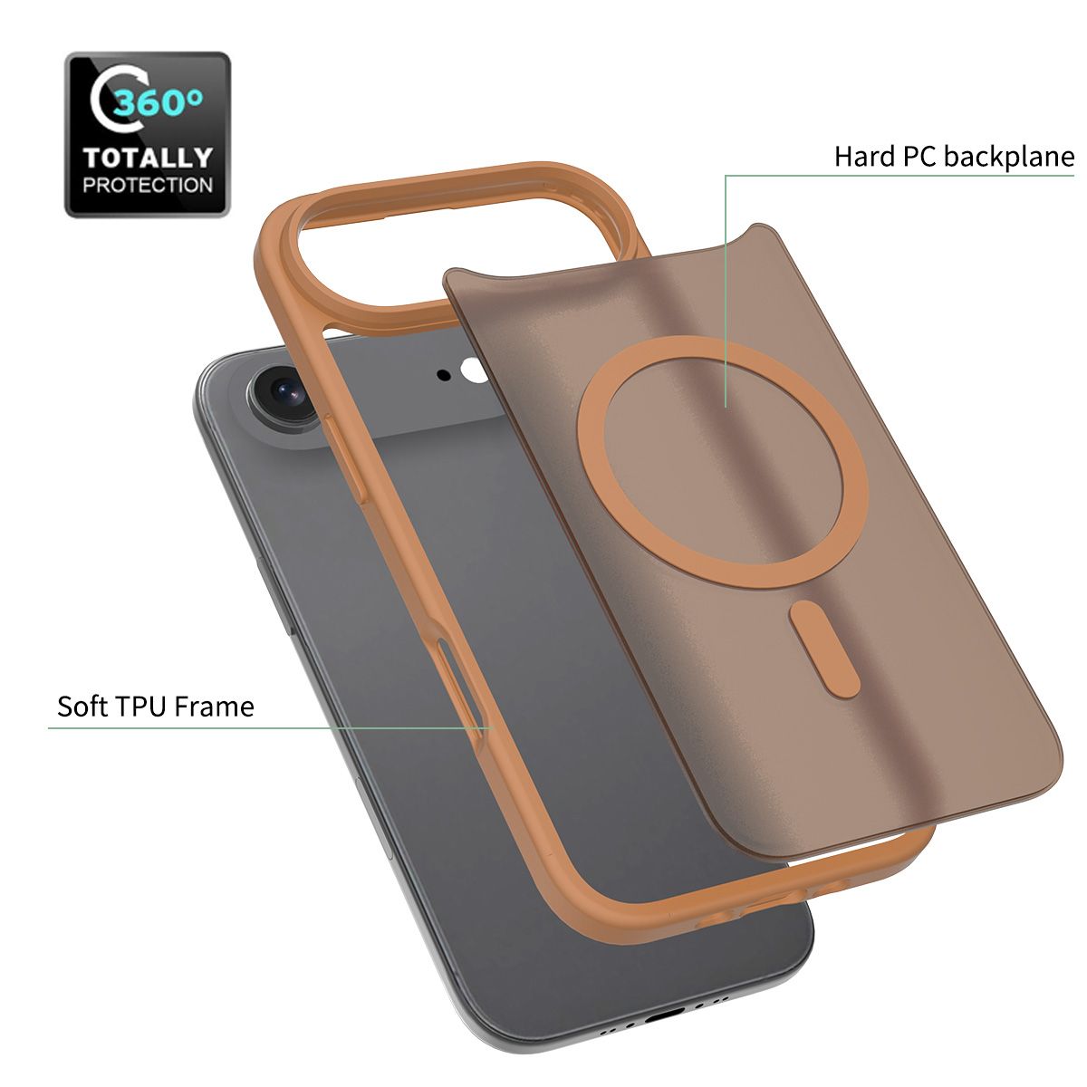 Frost Translucent Matte Magnetic Case — 96