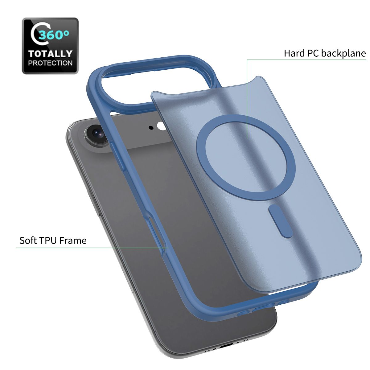 Frost Translucent Matte Magnetic Case — 106