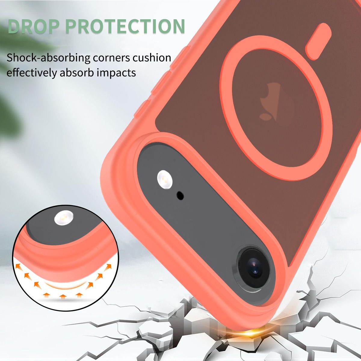 Frost Translucent Matte Magnetic Case — 108