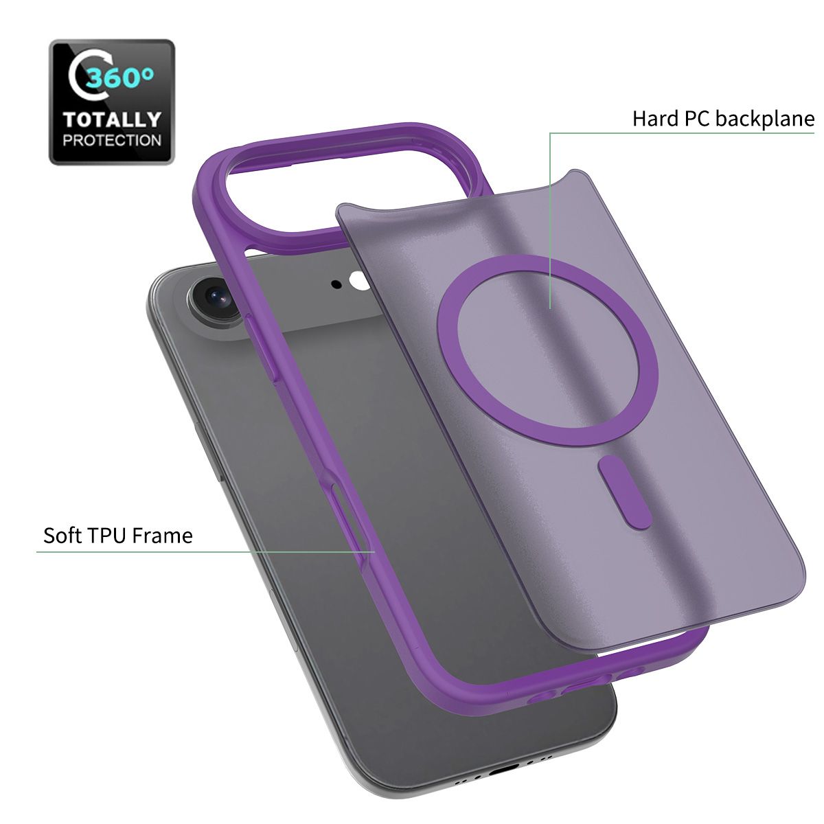 Frost Translucent Matte Magnetic Case — 116