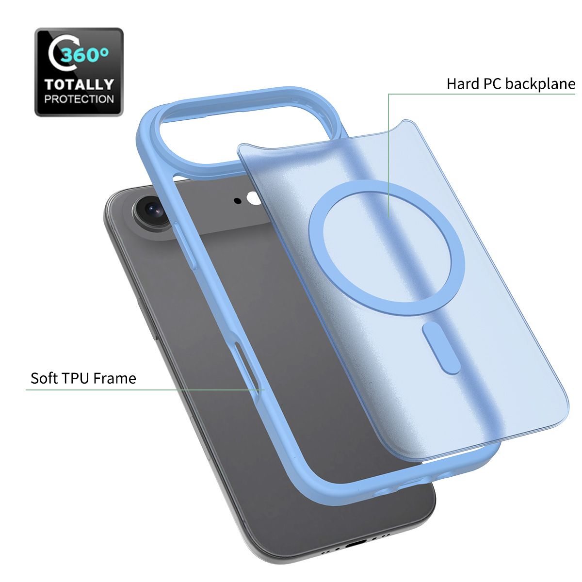 Frost Translucent Matte Magnetic Case — 121