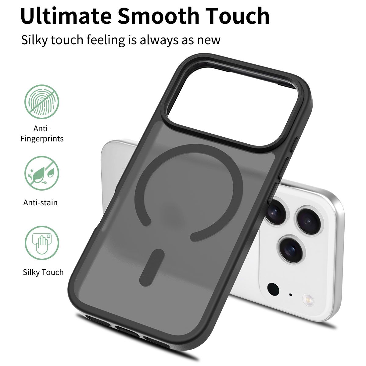 Frost Translucent Matte Magnetic Case — 200