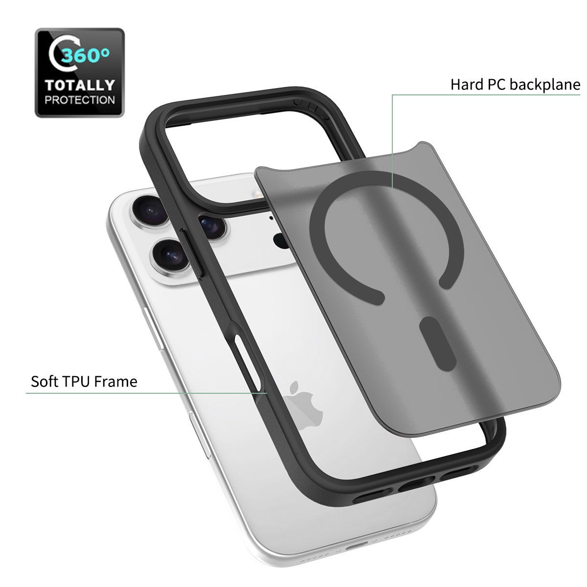Frost Translucent Matte Magnetic Case — 203