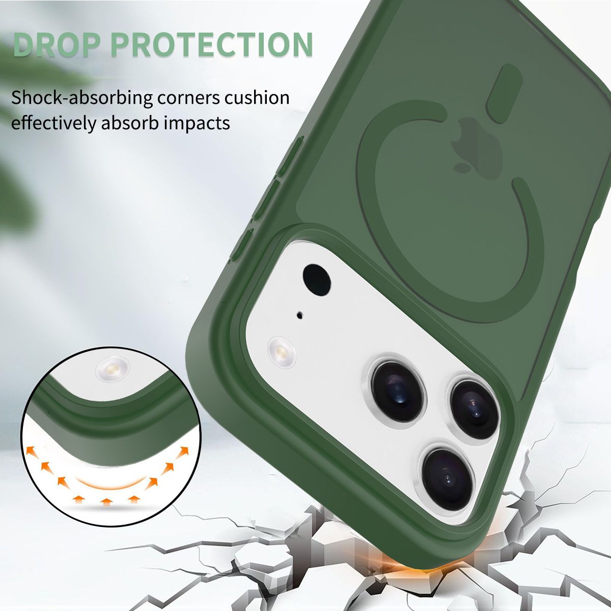 Frost Translucent Matte Magnetic Case — 208