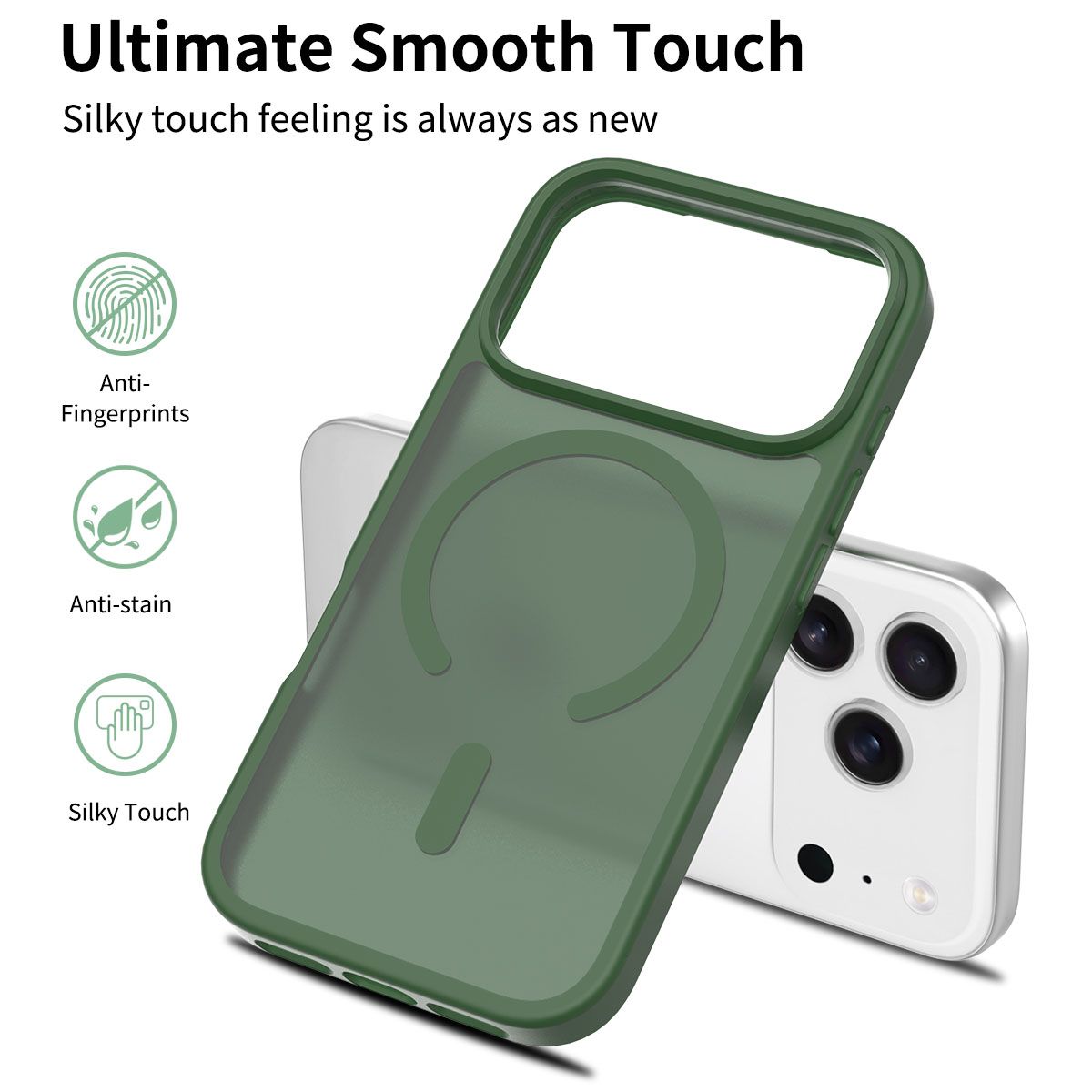 Frost Translucent Matte Magnetic Case — 207