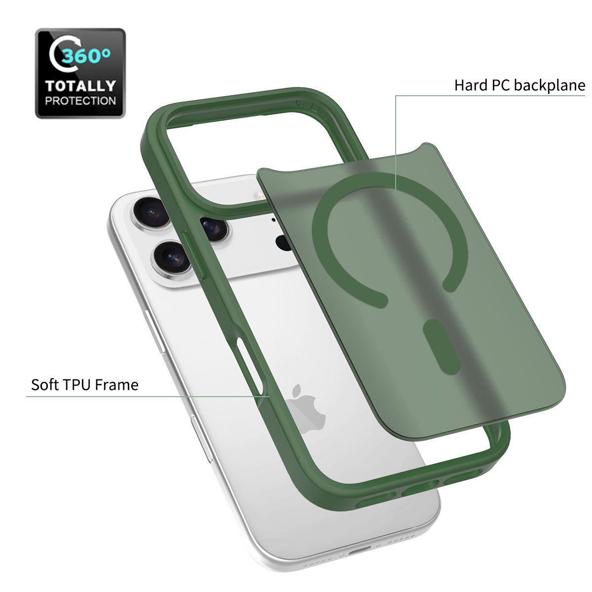 Frost Translucent Matte Magnetic Case — 210