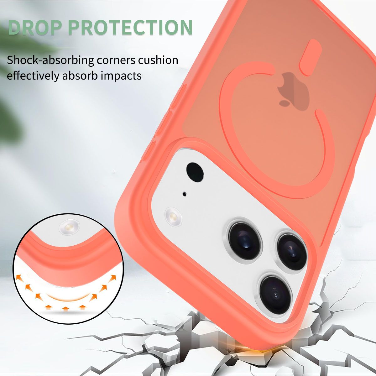 Frost Translucent Matte Magnetic Case — 213