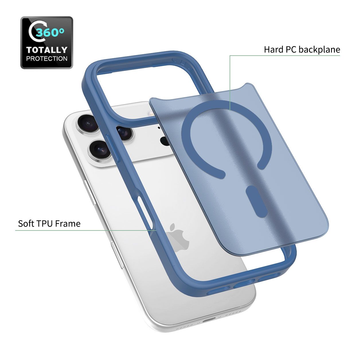 Frost Translucent Matte Magnetic Case — 240