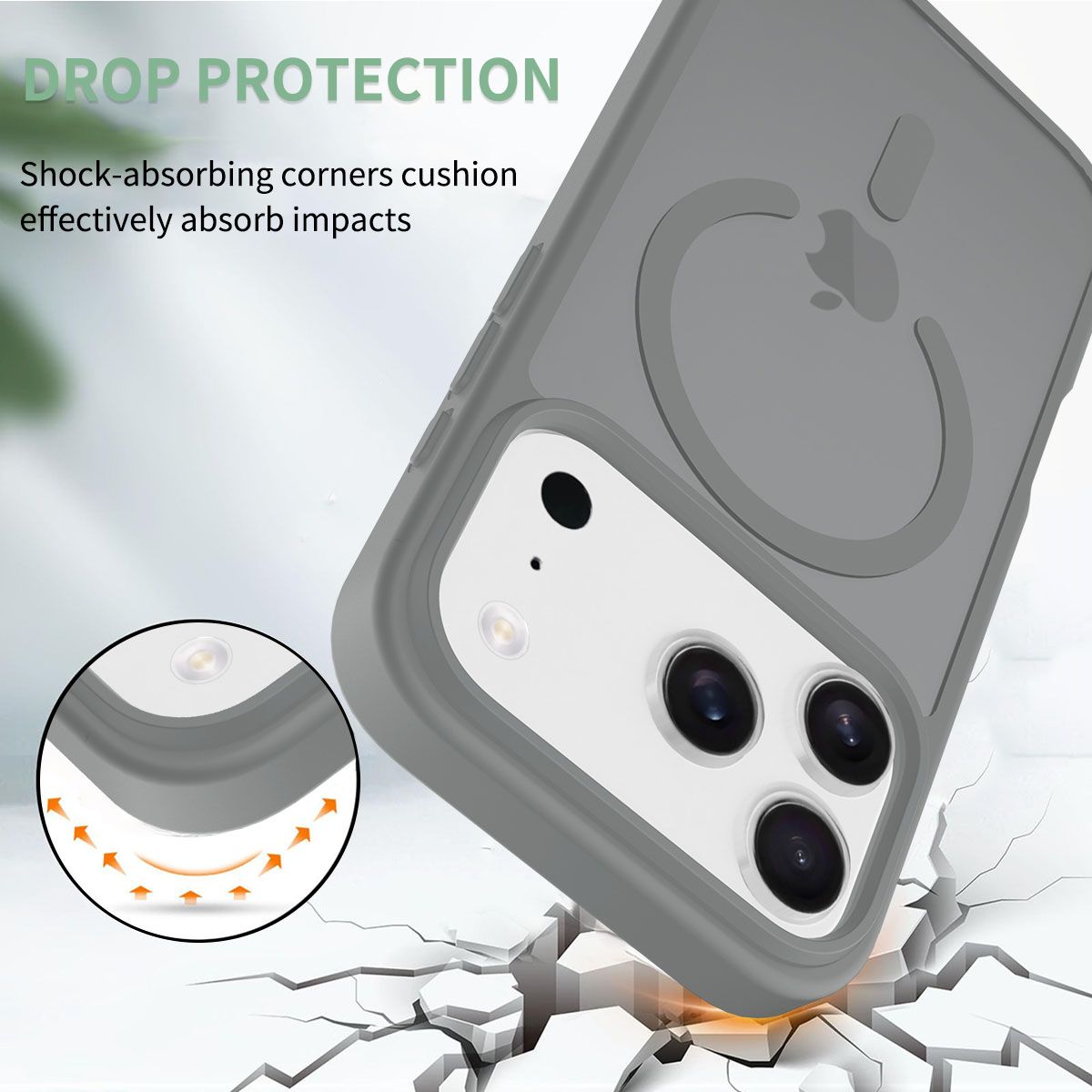 Frost Translucent Matte Magnetic Case — 258