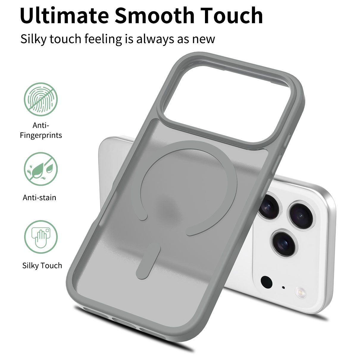 Frost Translucent Matte Magnetic Case — 257