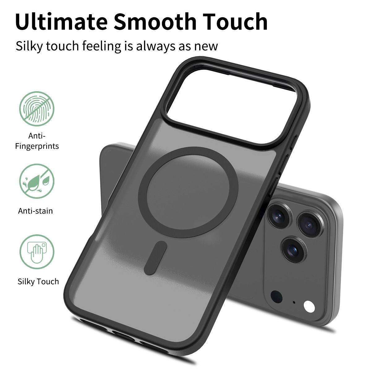 Frost Translucent Matte Magnetic Case — 128