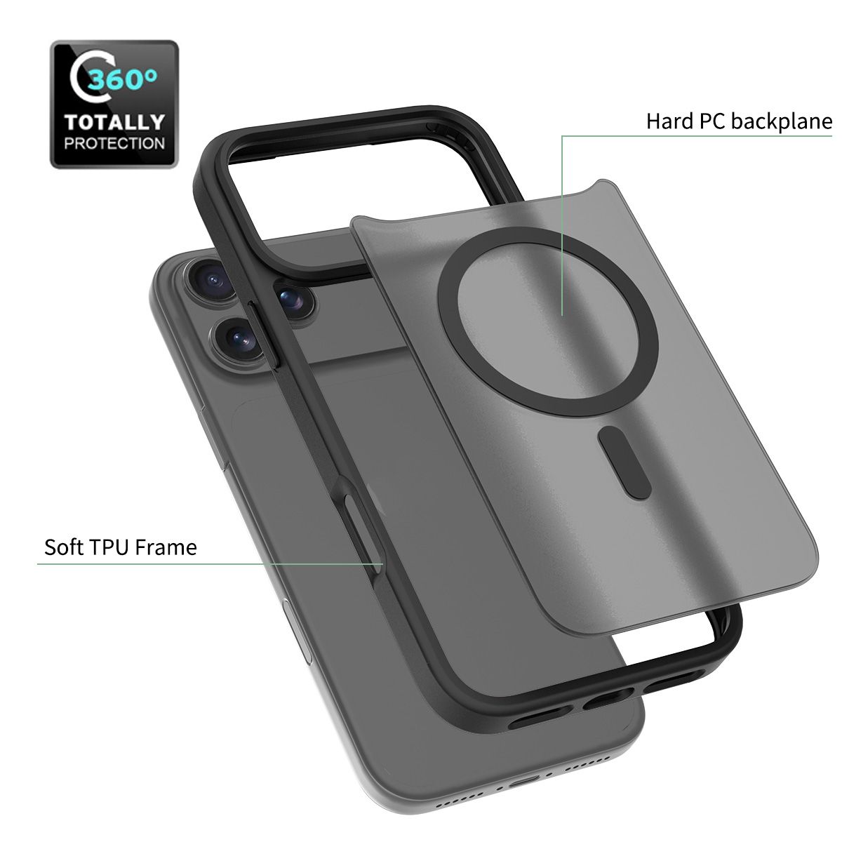 Frost Translucent Matte Magnetic Case — 132