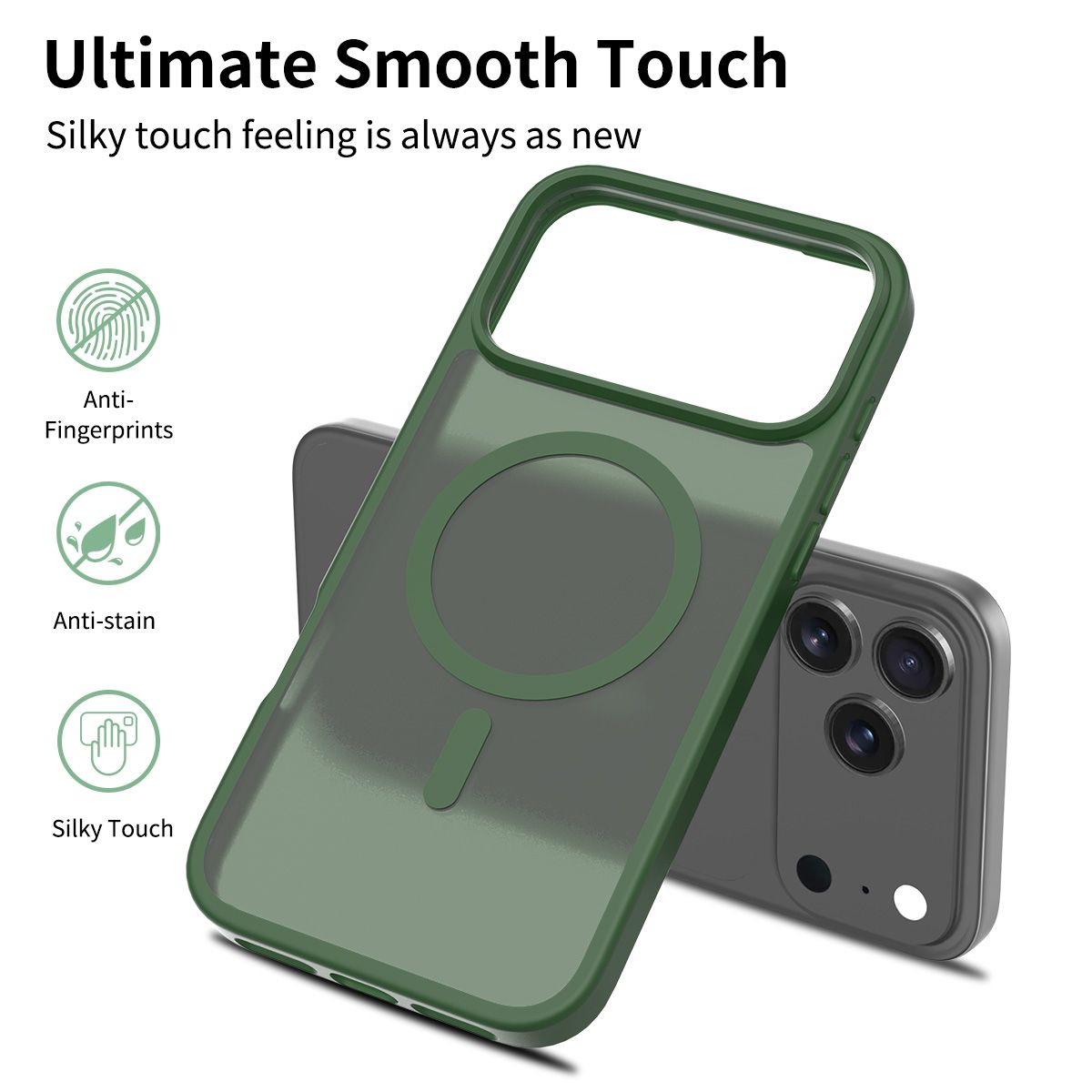 Frost Translucent Matte Magnetic Case — 134