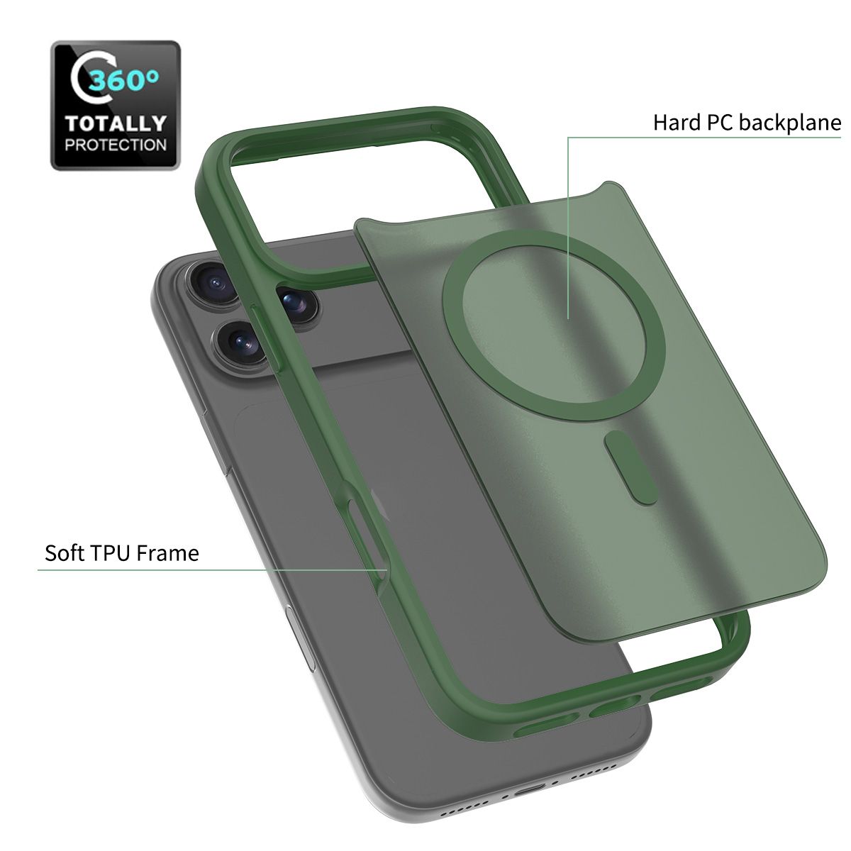 Frost Translucent Matte Magnetic Case — 138