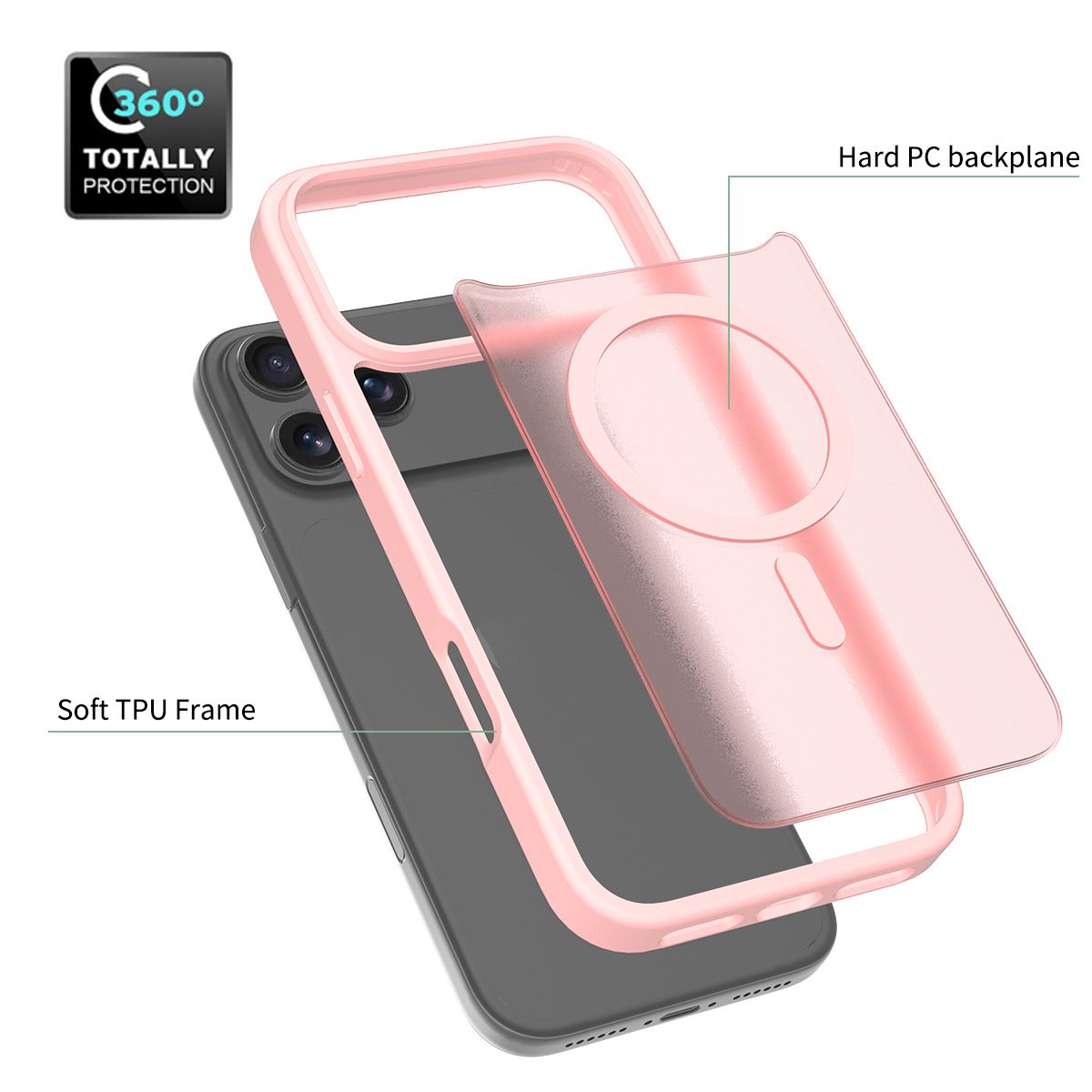 Frost Translucent Matte Magnetic Case — 144