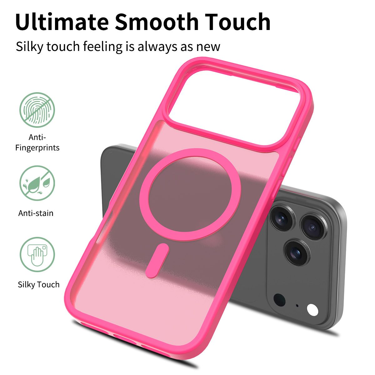 Frost Translucent Matte Magnetic Case — 146