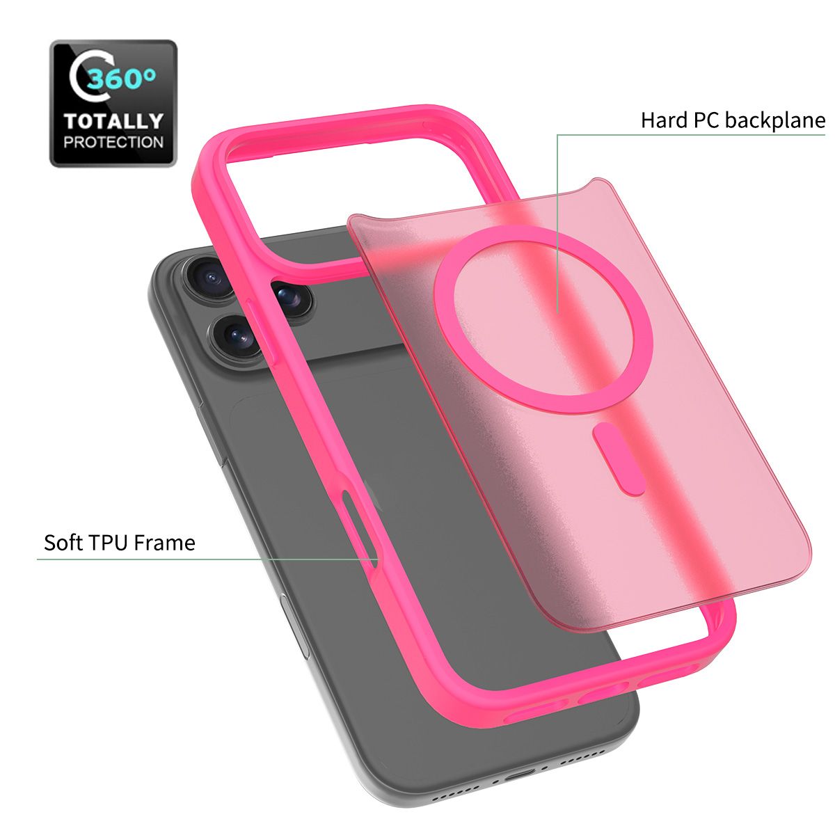 Frost Translucent Matte Magnetic Case — 150