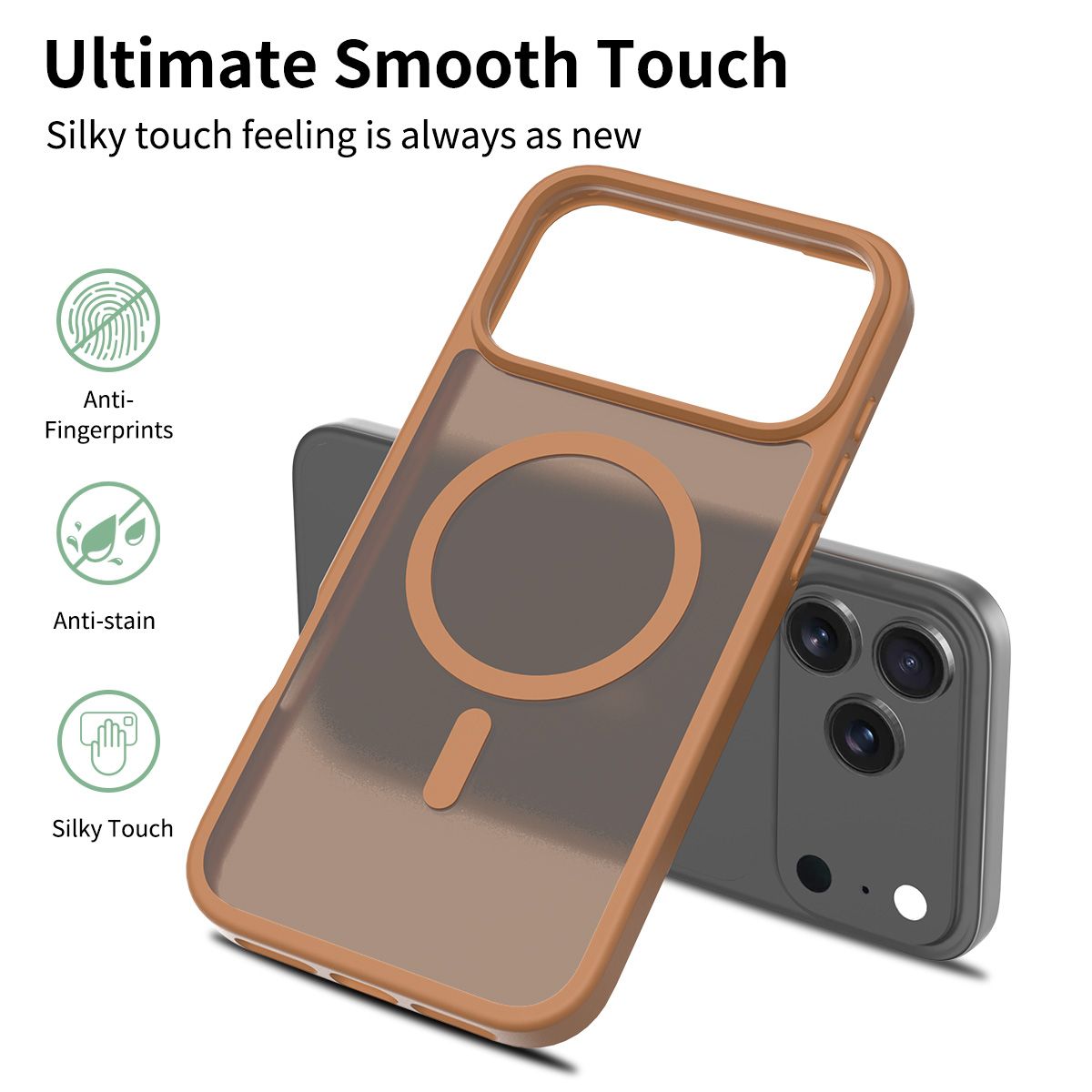 Frost Translucent Matte Magnetic Case — 158