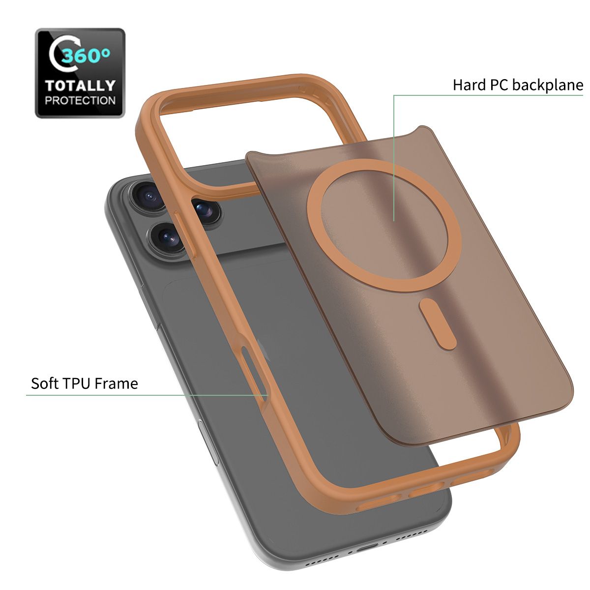 Frost Translucent Matte Magnetic Case — 162