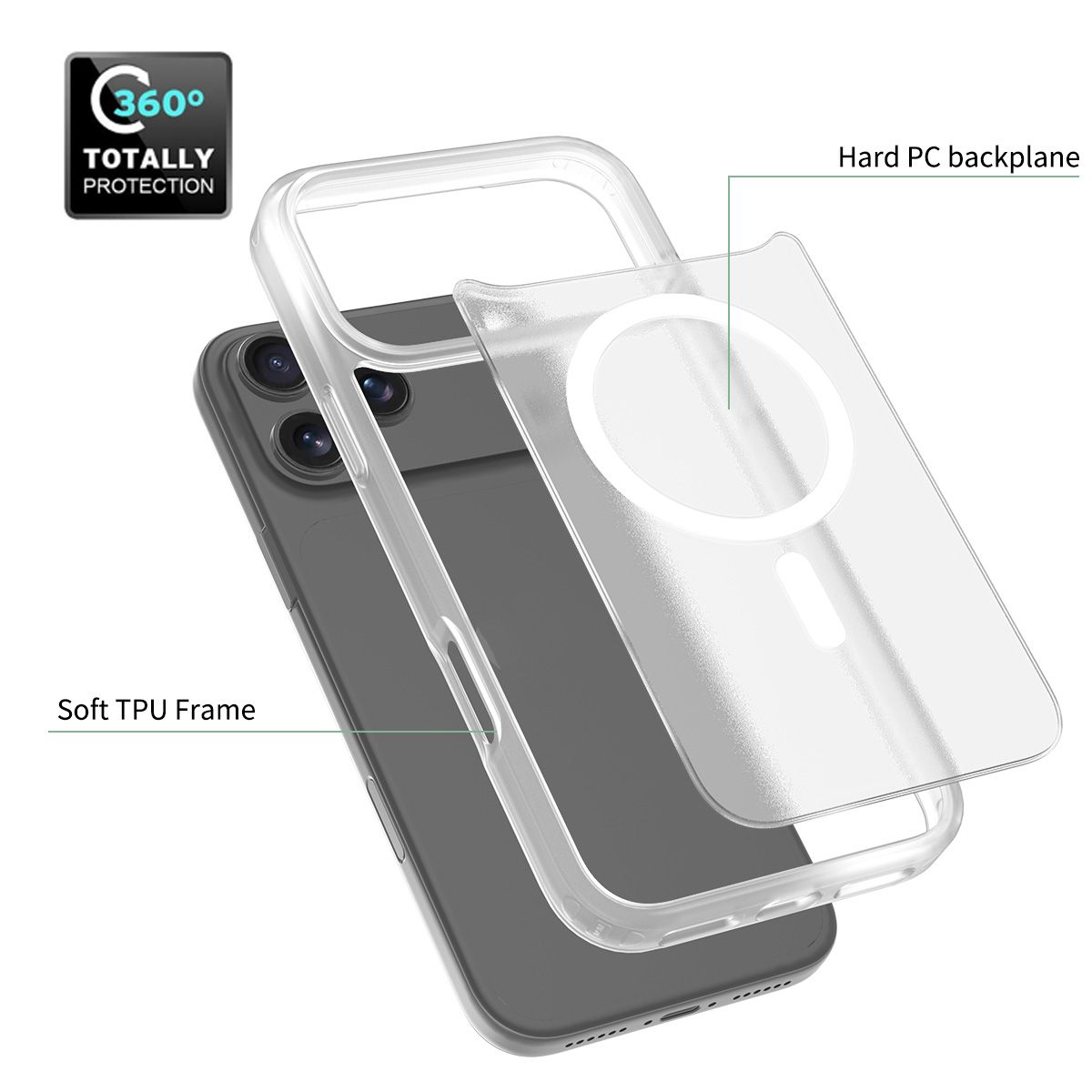 Frost Translucent Matte Magnetic Case — 168