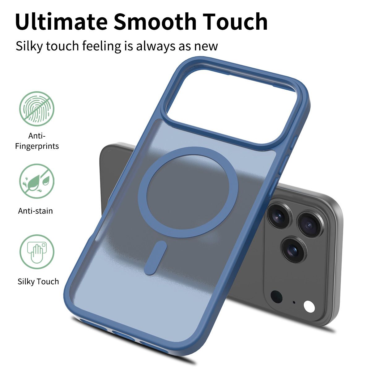 Frost Translucent Matte Magnetic Case — 170
