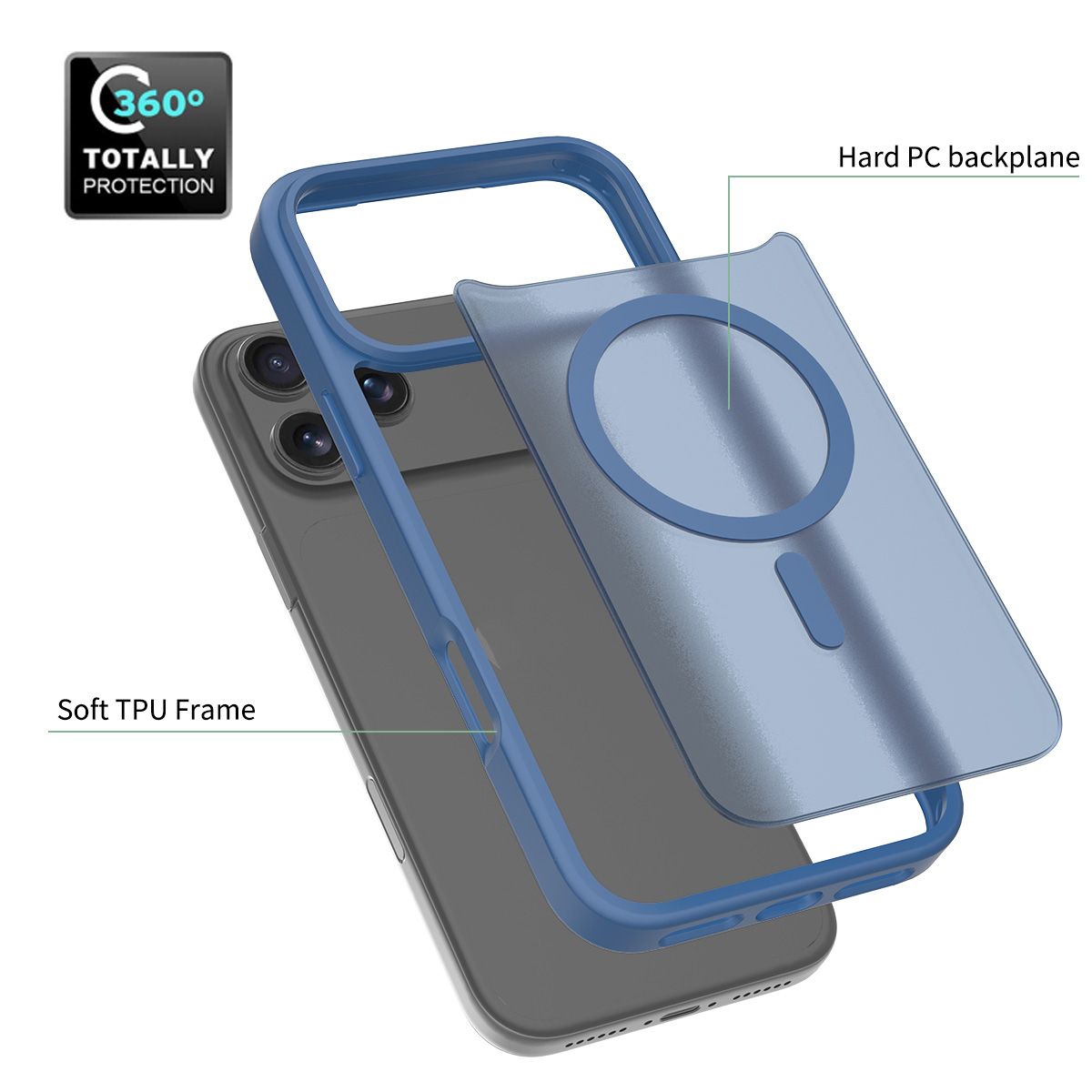 Frost Translucent Matte Magnetic Case — 174