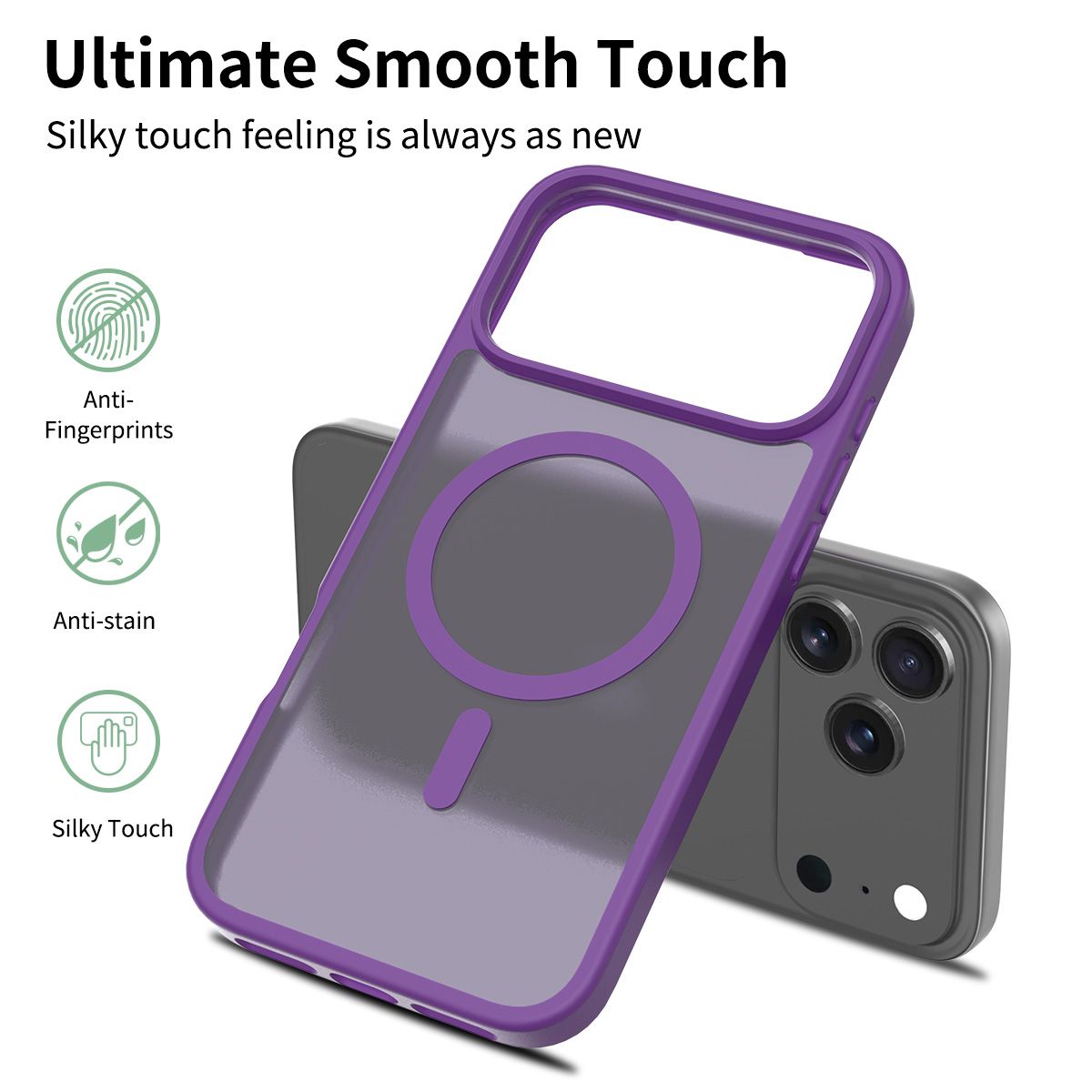 Frost Translucent Matte Magnetic Case — 182