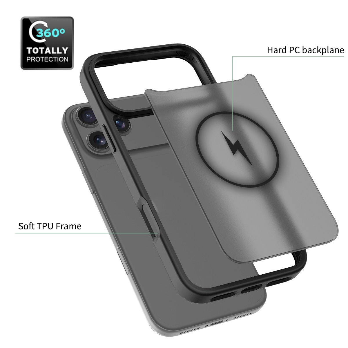 Frost Translucent Matte Magnetic Case — 186