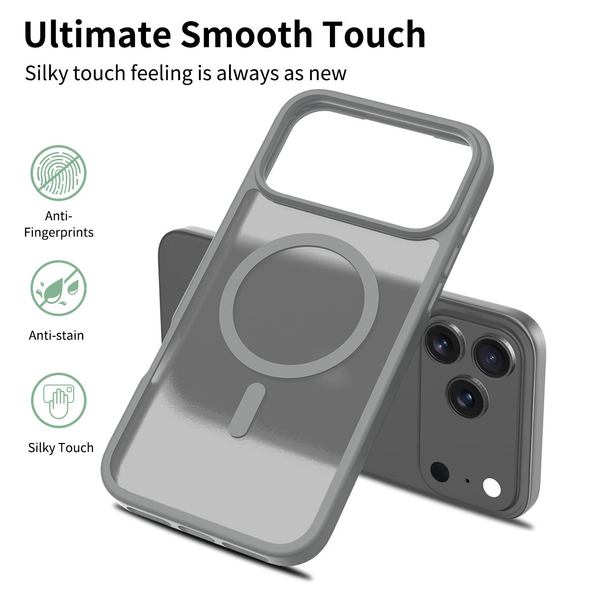 Frost Translucent Matte Magnetic Case — 194