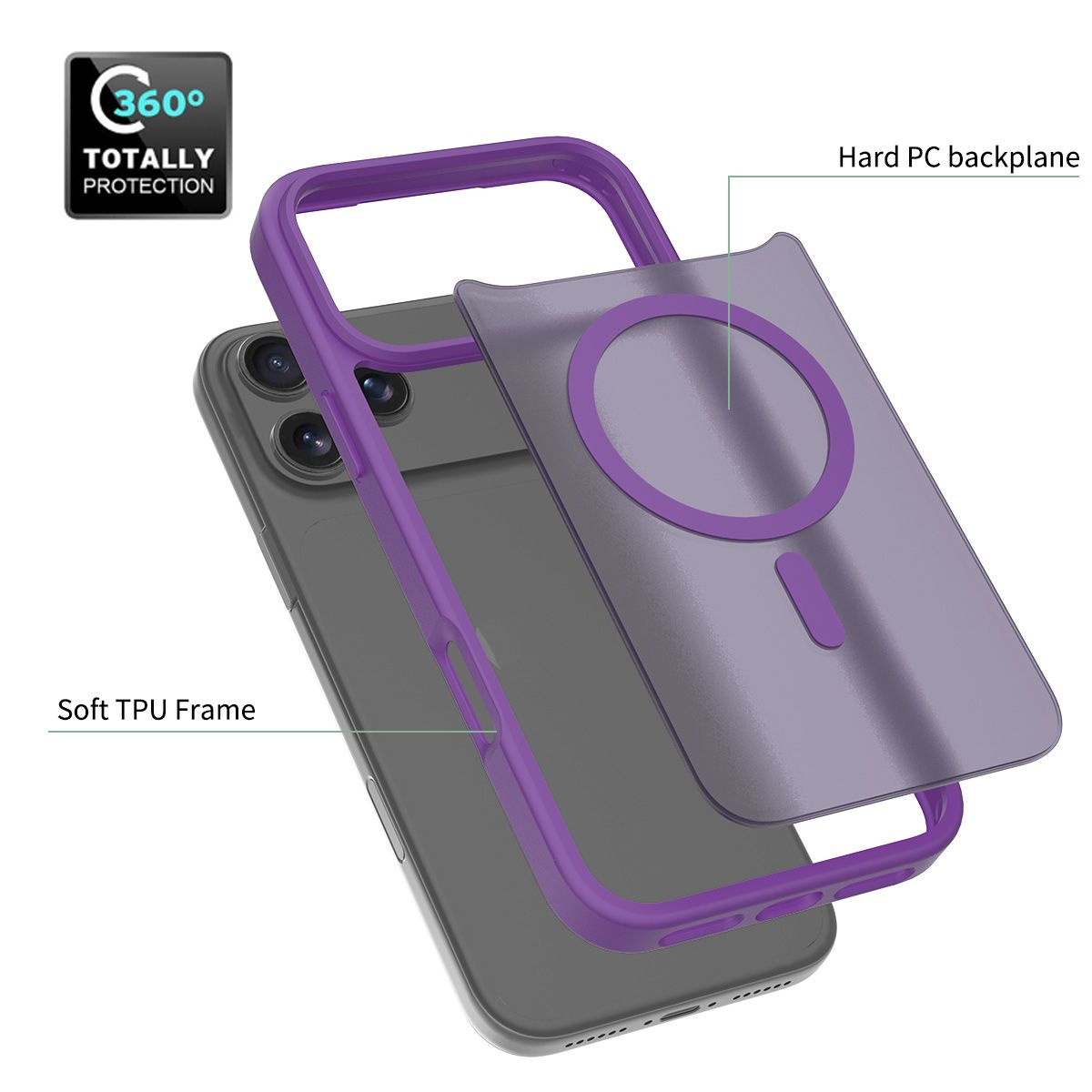 Frost Translucent Matte Magnetic Case — 198