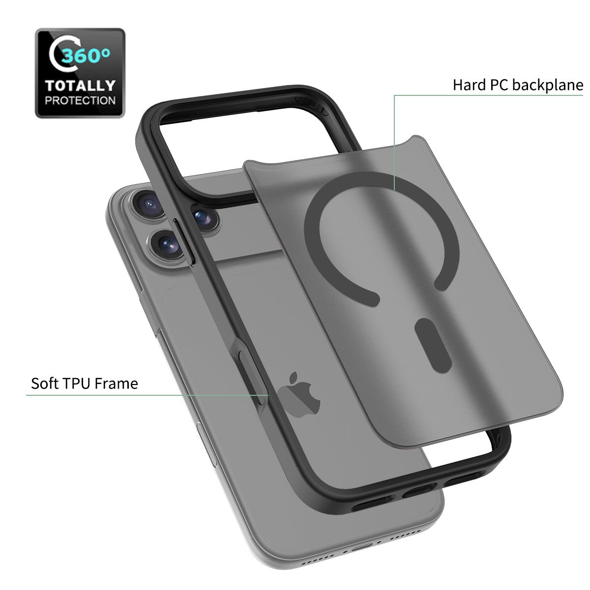 Frost Translucent Matte Magnetic Case — 265