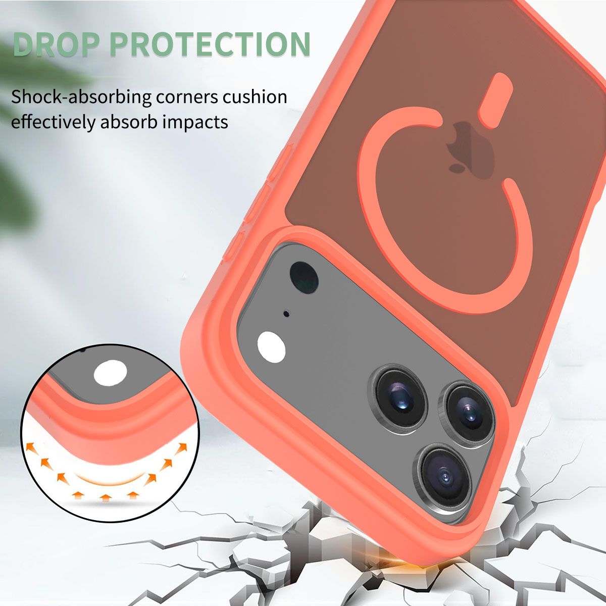 Frost Translucent Matte Magnetic Case — 275