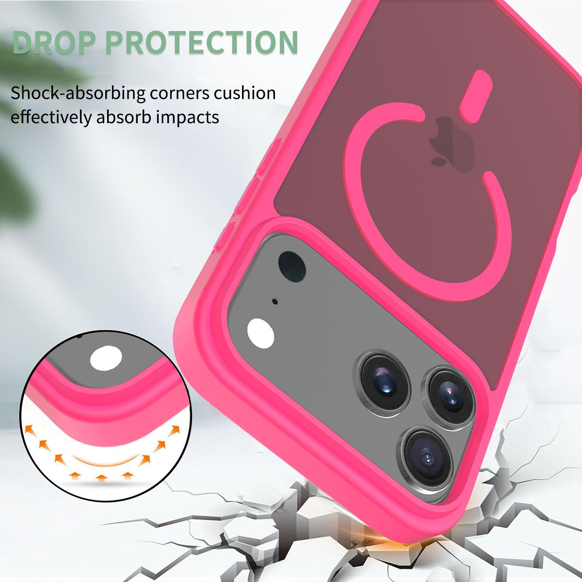 Frost Translucent Matte Magnetic Case — 280