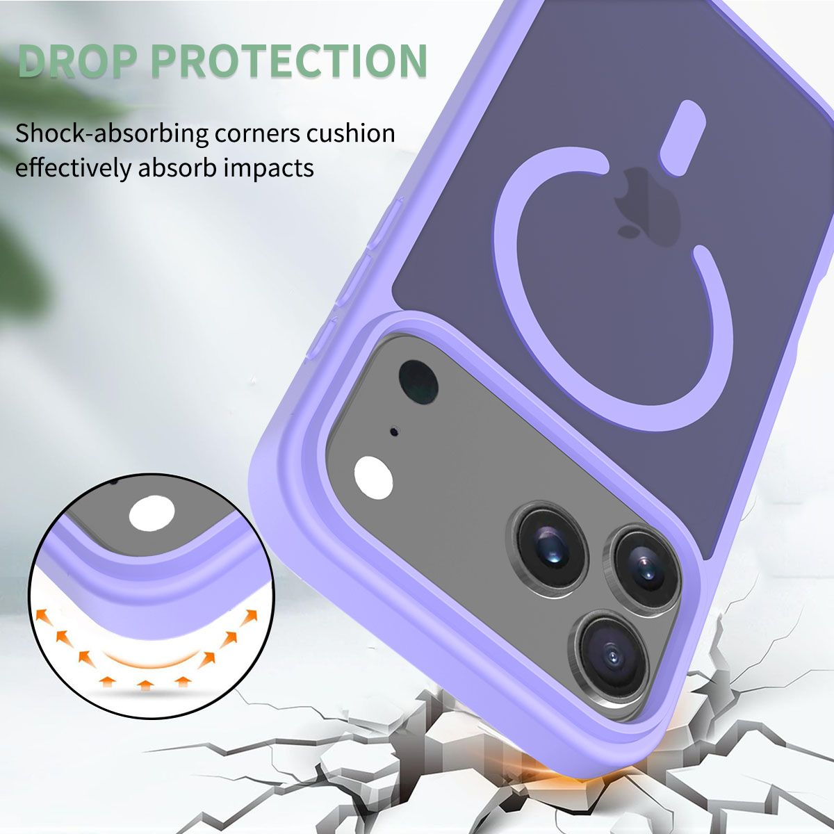 Frost Translucent Matte Magnetic Case — 285