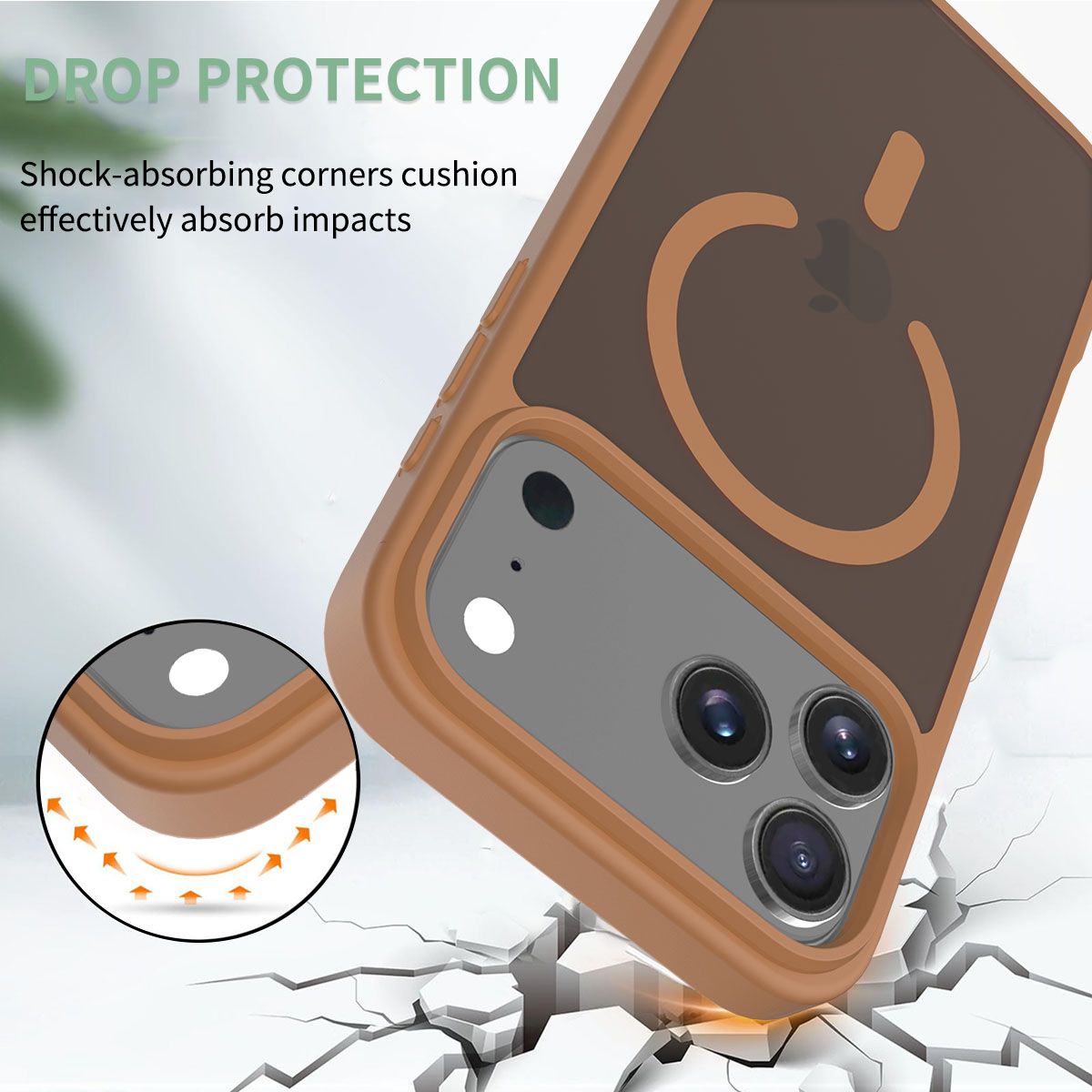 Frost Translucent Matte Magnetic Case — 290