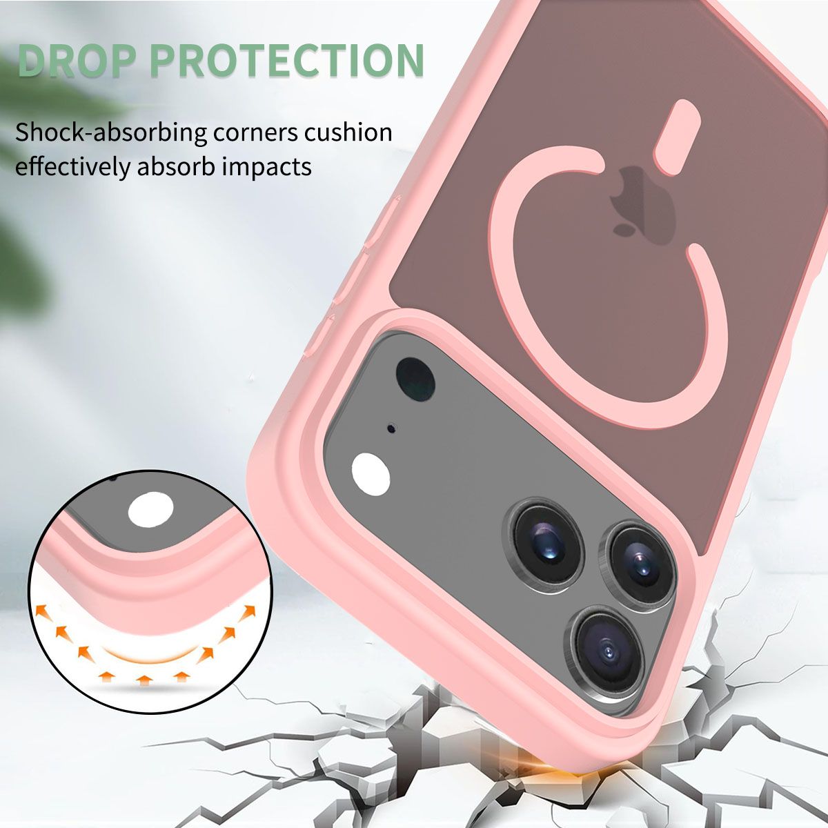 Frost Translucent Matte Magnetic Case — 295