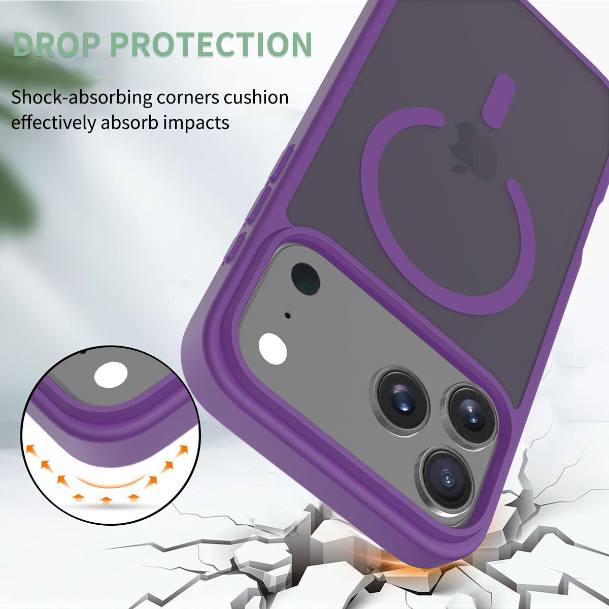 Frost Translucent Matte Magnetic Case — 310