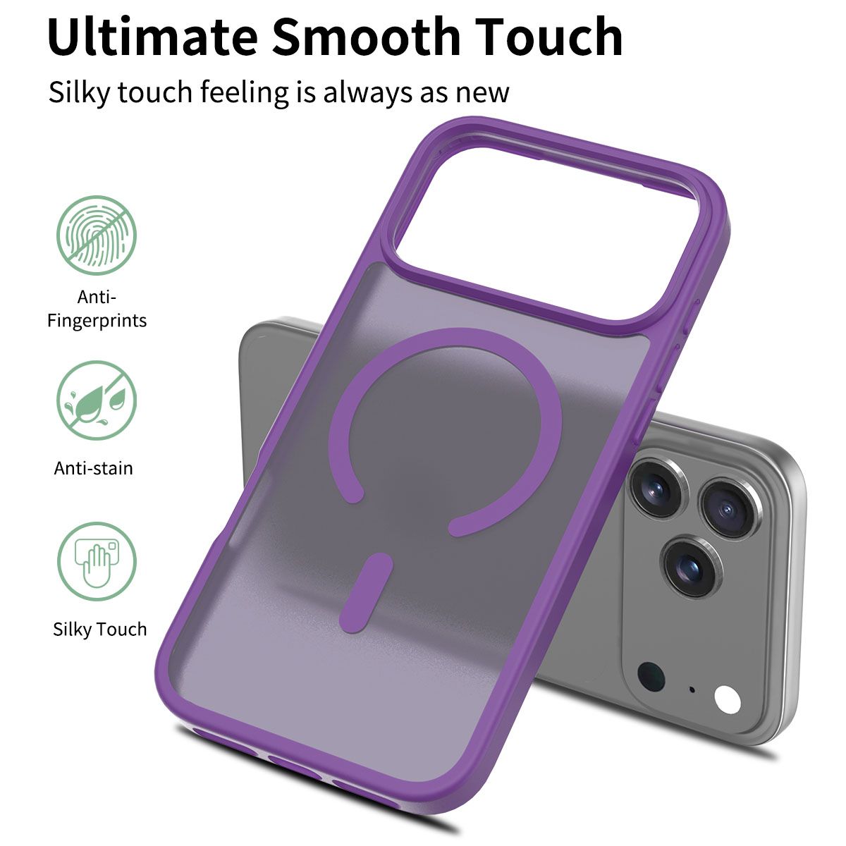 Frost Translucent Matte Magnetic Case — 309