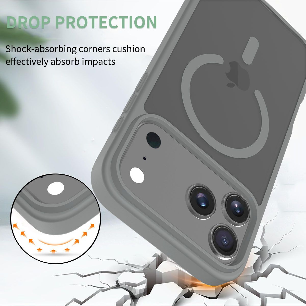Frost Translucent Matte Magnetic Case — 320