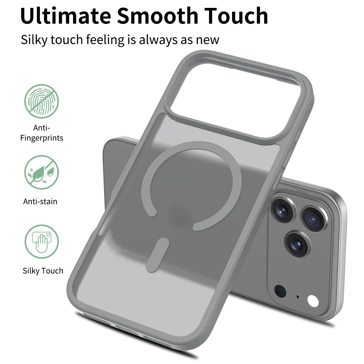 Frost Translucent Matte Magnetic Case — 319