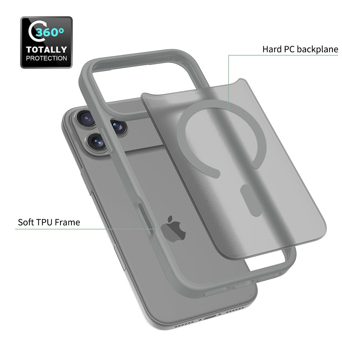 Frost Translucent Matte Magnetic Case — 322