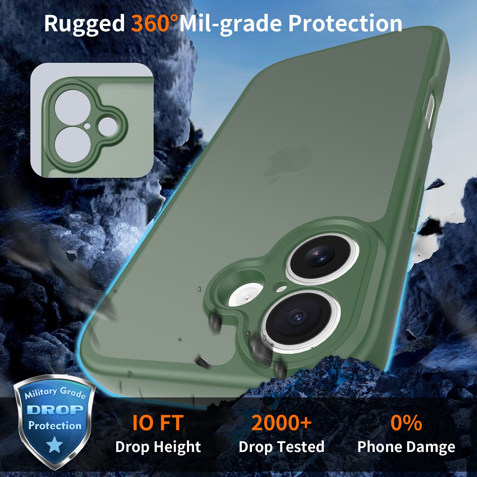 Frost Shield Translucent Matte Frosted Skin Feel Case — 37
