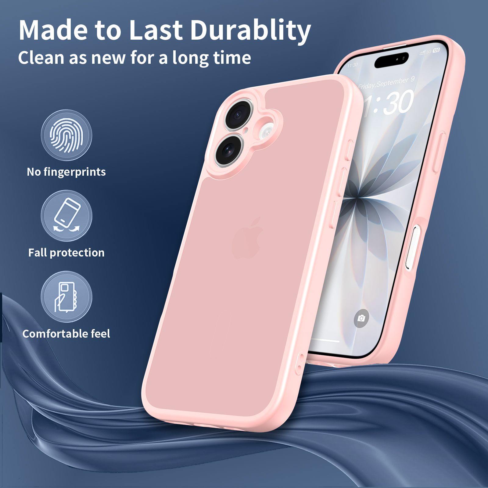 Frost Shield Translucent Matte Frosted Skin Feel Case — 18