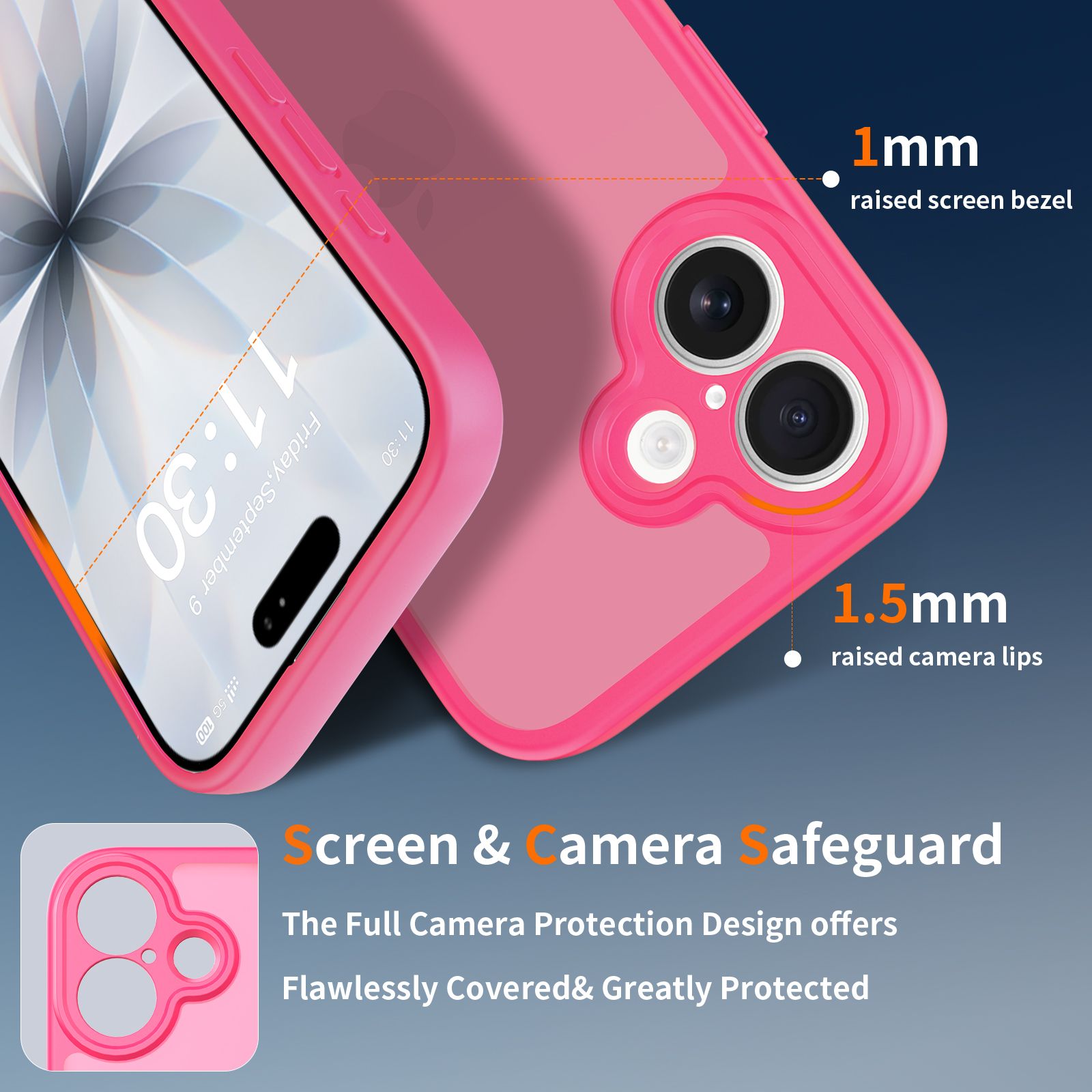 Frost Shield Translucent Matte Frosted Skin Feel Case — 21