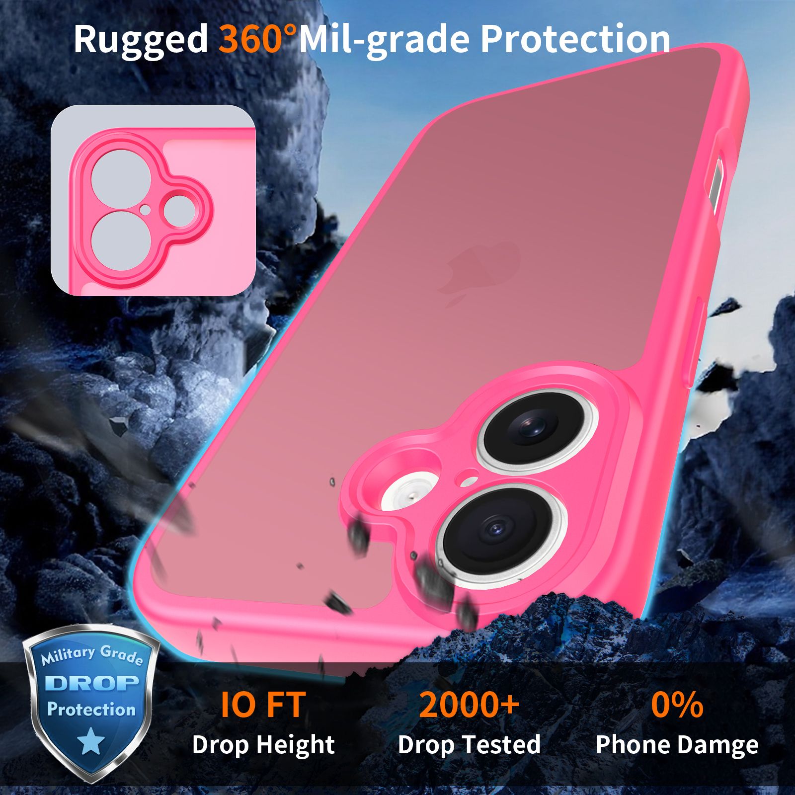 Frost Shield Translucent Matte Frosted Skin Feel Case — 22