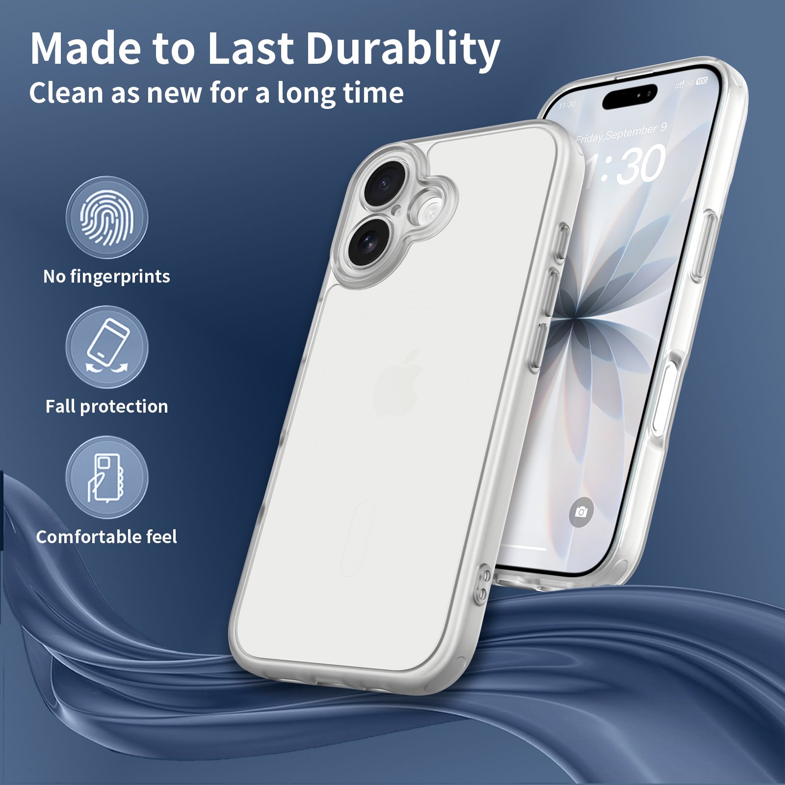 Frost Shield Translucent Matte Frosted Skin Feel Case — 48