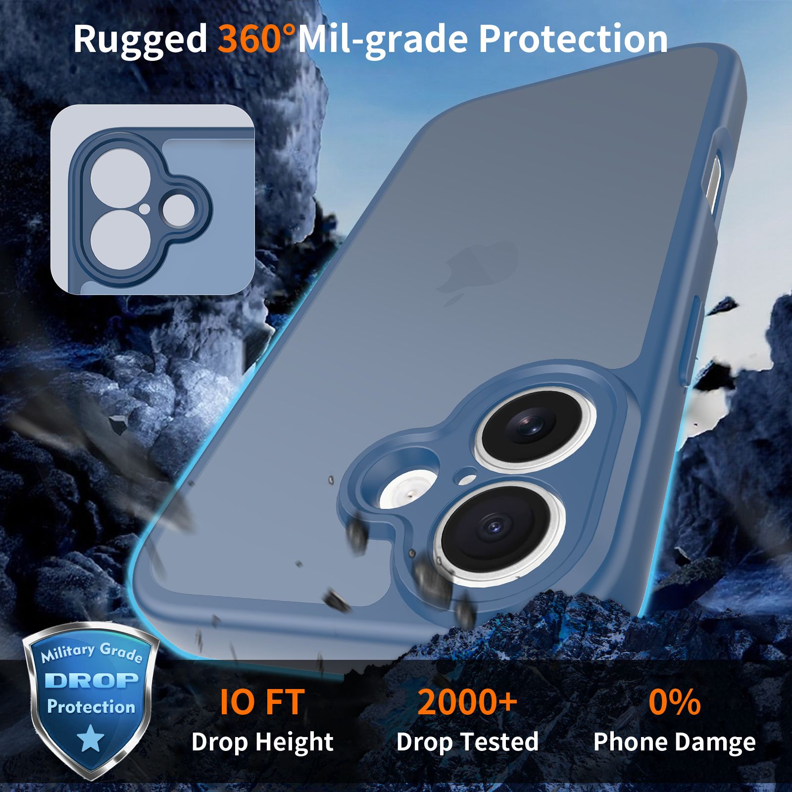 Frost Shield Translucent Matte Frosted Skin Feel Case — 32