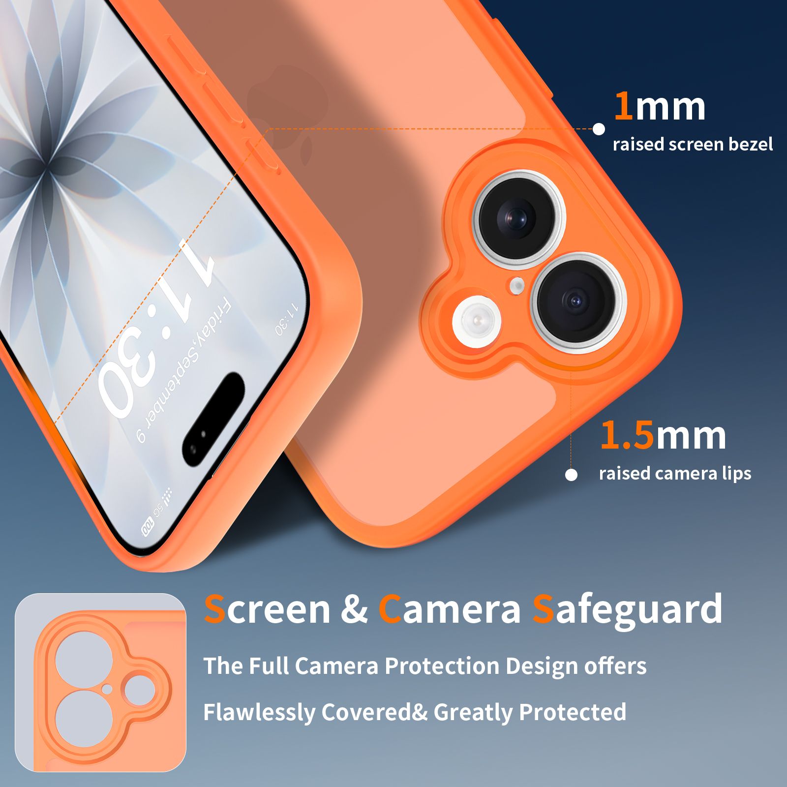 Frost Shield Translucent Matte Frosted Skin Feel Case — 41