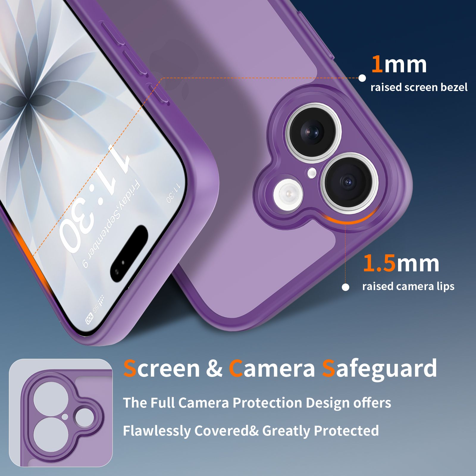 Frost Shield Translucent Matte Frosted Skin Feel Case — 26