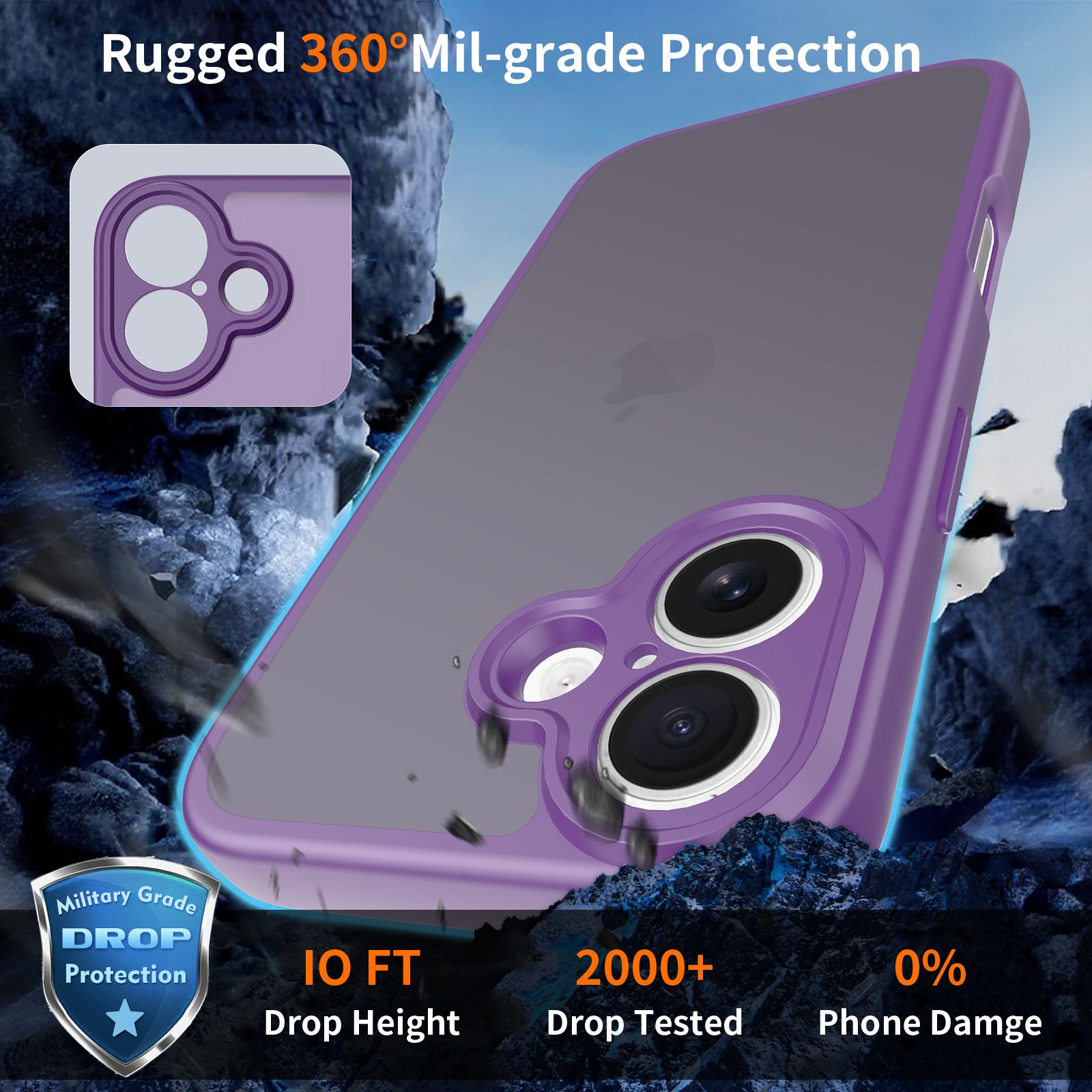 Frost Shield Translucent Matte Frosted Skin Feel Case — 27